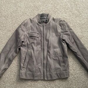 Guess jean’s vintage faux leather moto jacket